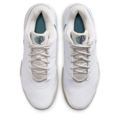 Мужские кроссовки теннисные Nike Court Lite 4 Clay - white/somkey blue/new slate