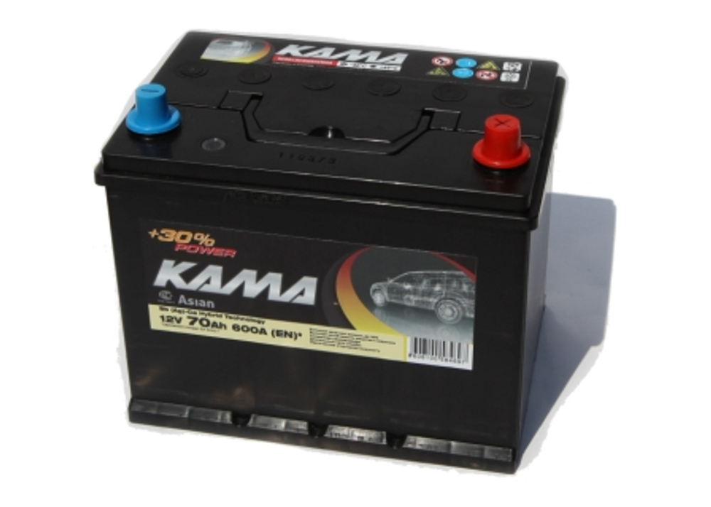 АКБ 6СТ-70 А.ч., п.п., L+, КАМА ASIAN (з-д Sombor, Сербия)