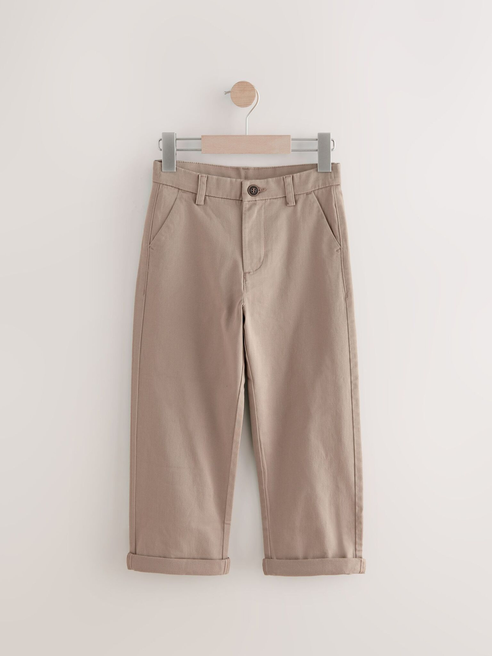 Брюки чинос для мальчика Next AB2-781, Песочный