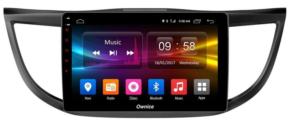 Магнитола для Honda CR-V 2012-2018 - Carmedia OL-1641 QLed, Android 12, TS10, CarPlay, 4G SIM-слот