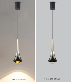 Подвесной светильник 8969P/1 gold/black