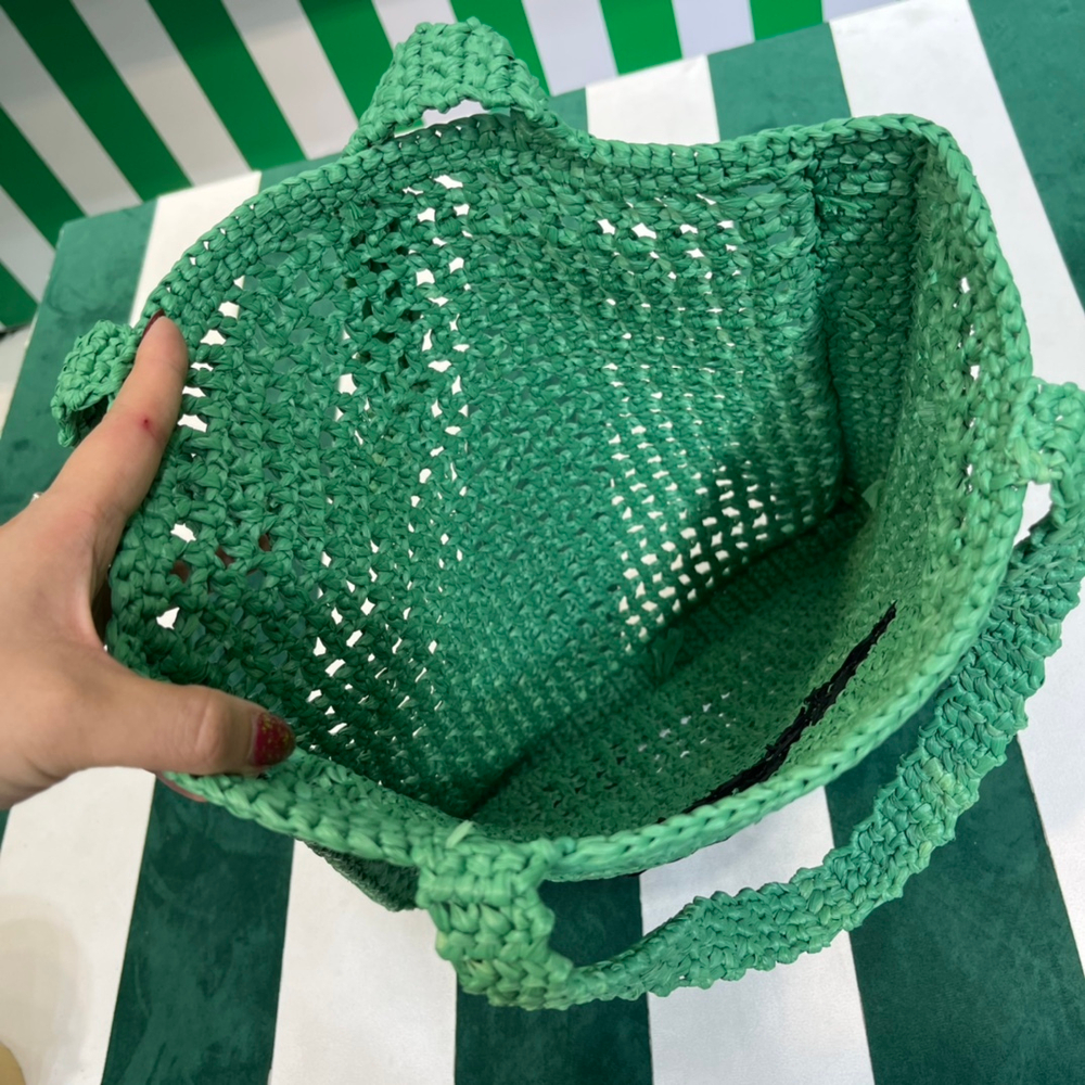 Prada Crochet Tote Bag