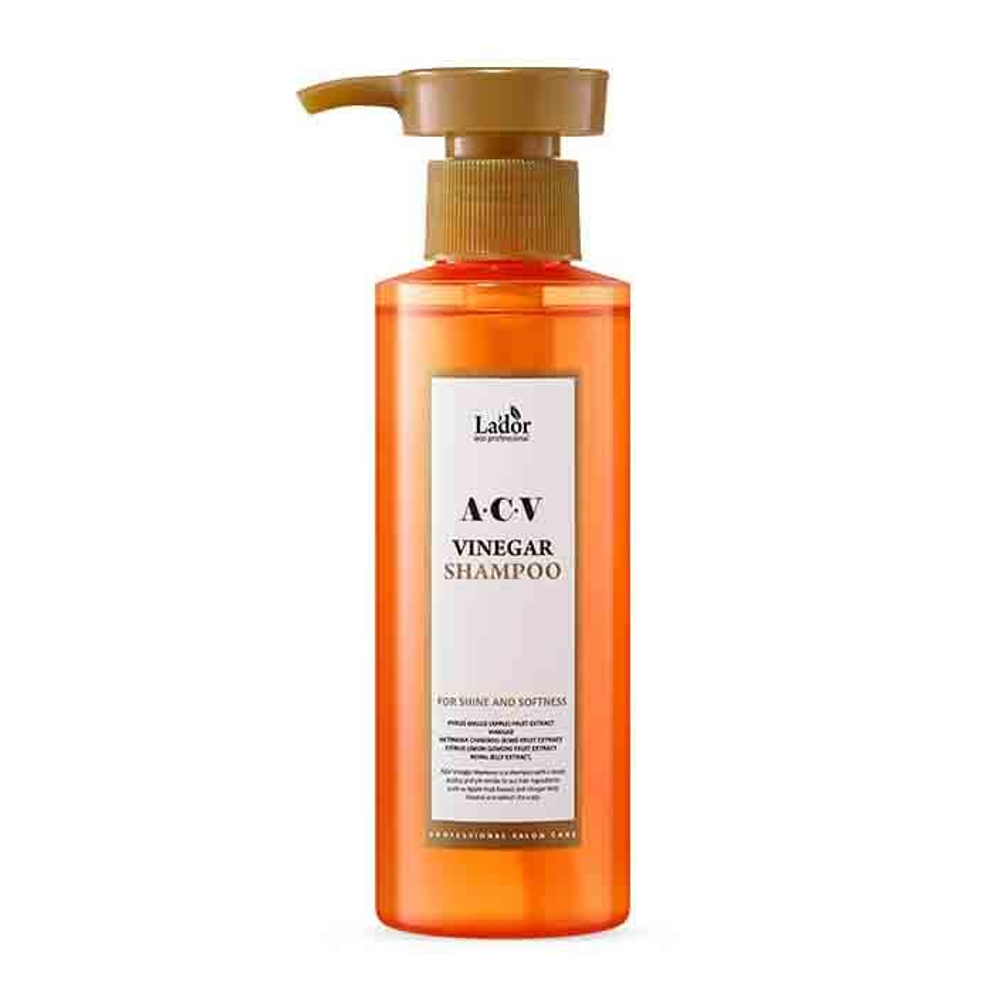 Шампунь с яблочным уксусом для блеска волос Lador ACV Vinegar Shampoo