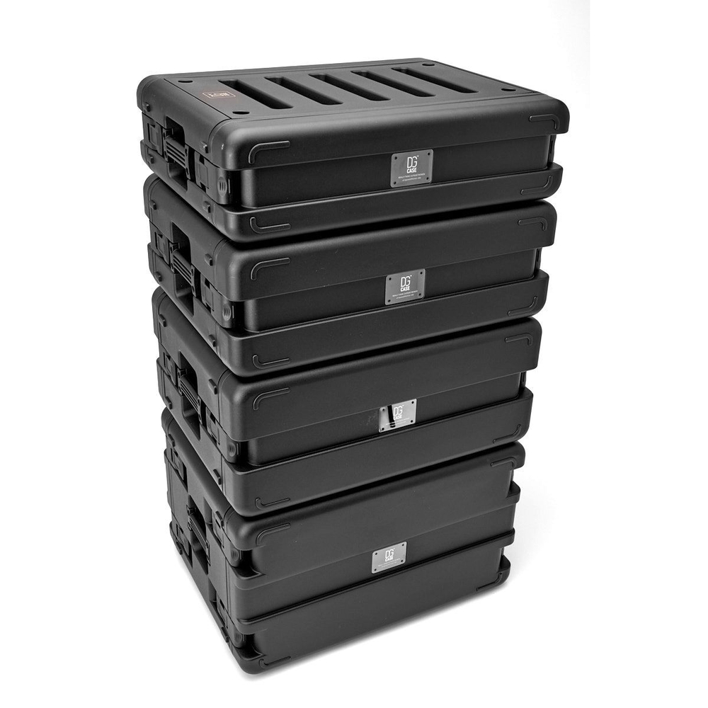 Ударопрочный Короткий рэковый кейс 6 юнитов глубина 30 см - DGCASE@RACK6US30 Внутр. размеры  485*265*275мм