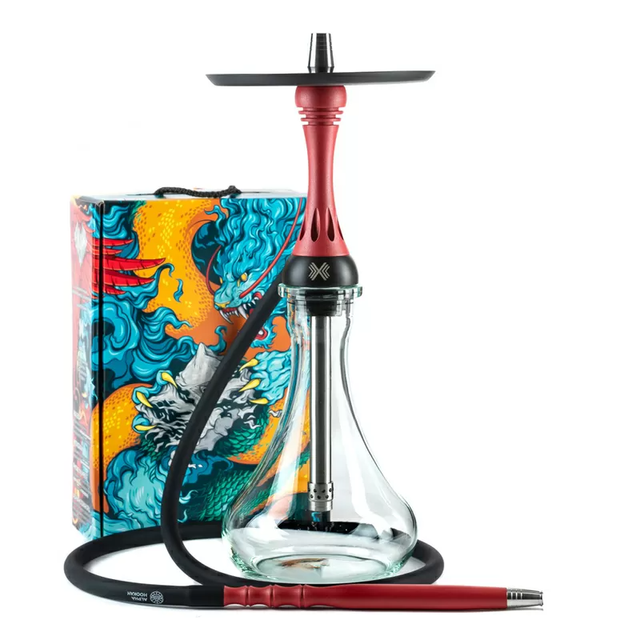 Кальян Alpha Hookah Model X - Red Matte