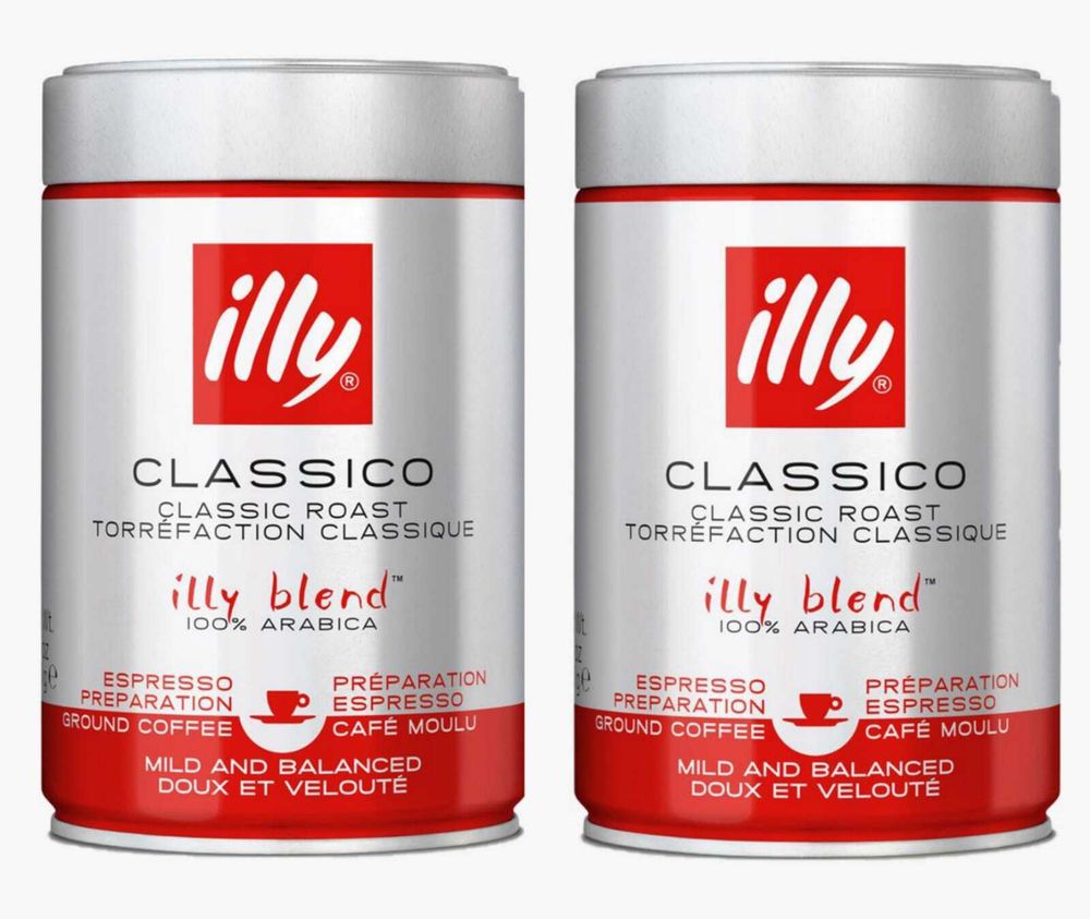 Кофе молотый ILLY Espresso средняя обжарка 250 г, 2 шт