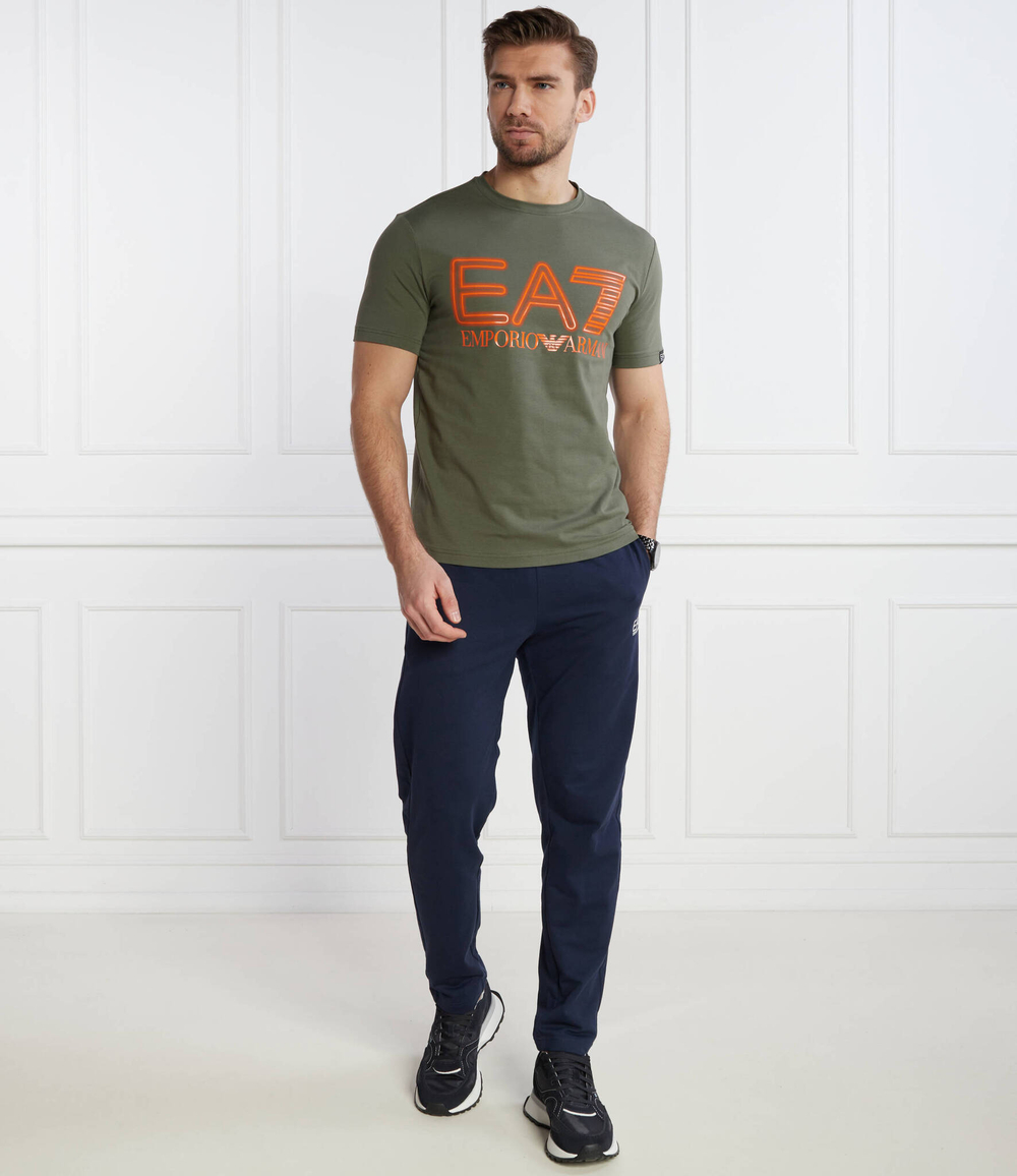 Футболка EA7 - зеленый(3DPT37 PJMUZ)