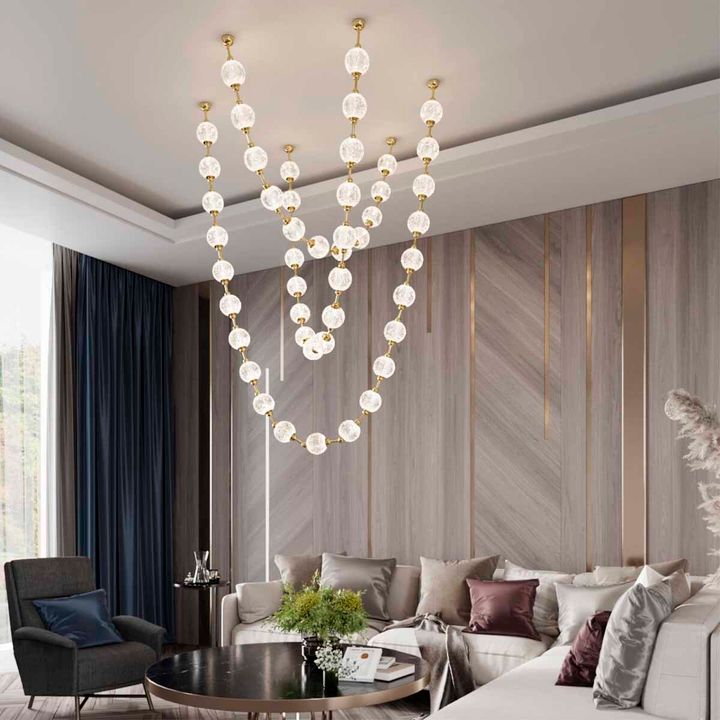 Подвесной светодиодный светильник Odeon Light Crystal 5008/192L