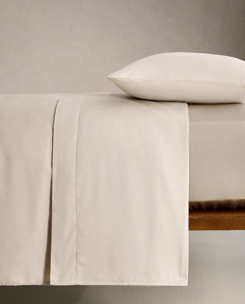Пододеяльник Zara Home сатин, хлопок 100%, однотонный, 0136/088
