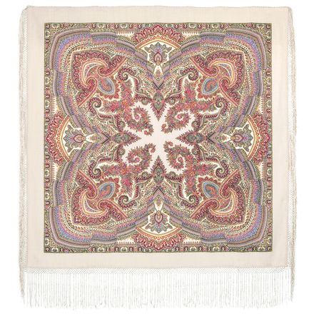 Павловопосадский платок Волшебный узор 1290-2