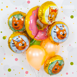 Фольгированный шар «Три кота», 46 см