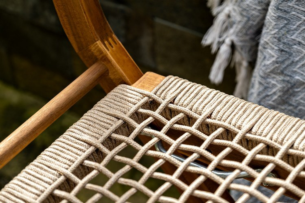 Стул из акации CALISTO складной с подлокотниками