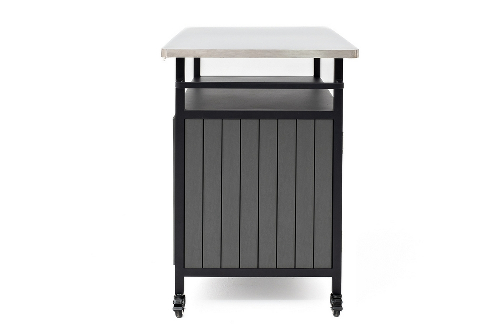 Стол сервировочный из алюминия БЕЙС