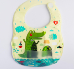 5133361 Нагрудник непромокаемый, мягкий на пороллоне "Крокодил"