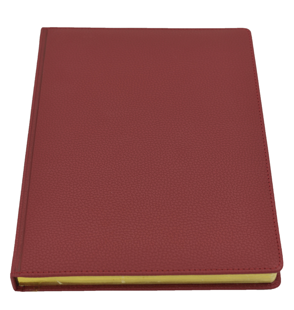 Ежедневник в линейку А4 Красный