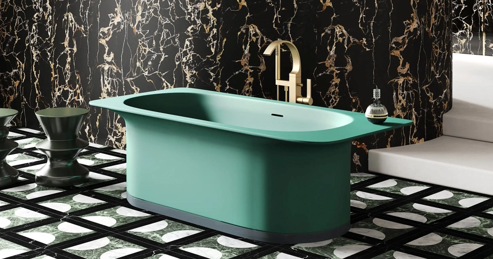 Ванна NINFEA 180x82 матовая покраска RAL полностью