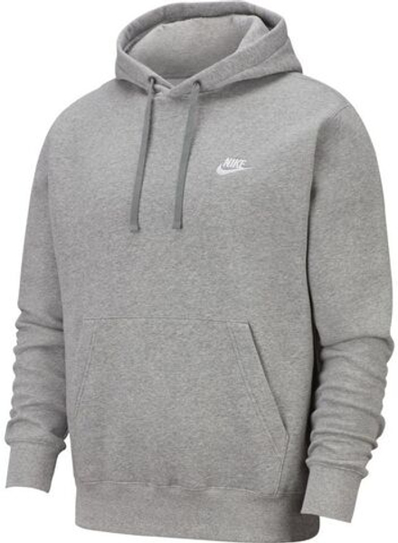 Куртка теннисная Nike Sportswear Club Hoodie PO BB - Gray