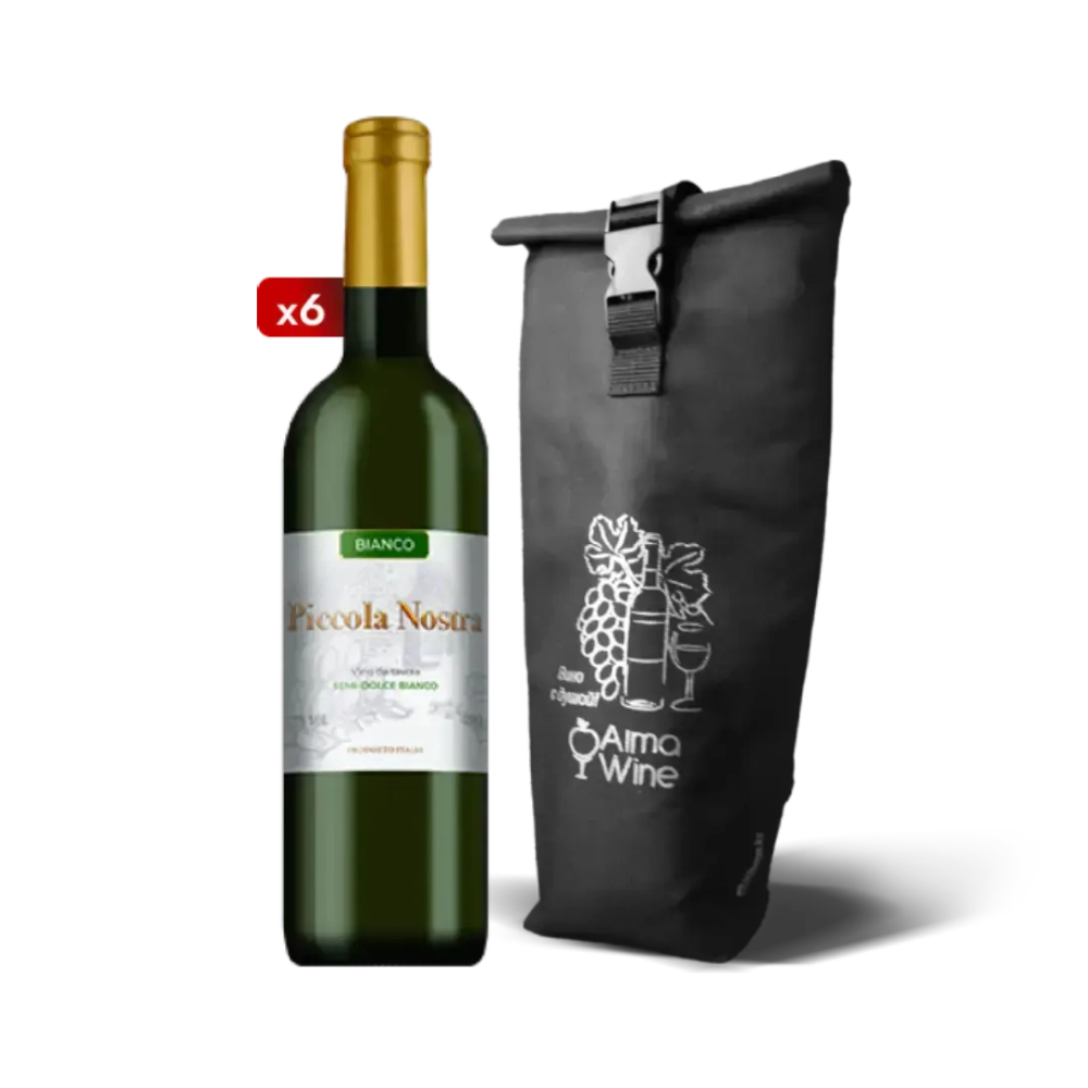 PICCOLA NOSTRA Semi-Dolce Bianco 6шт + Термосумка