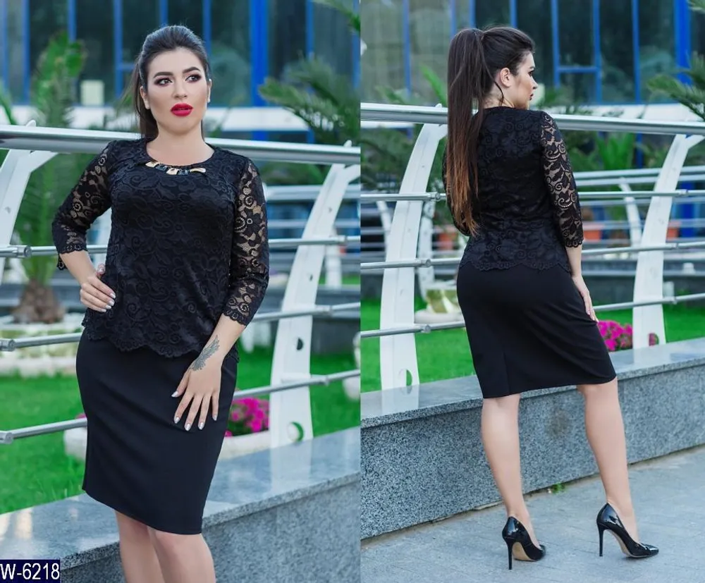 Платье W-6218 Фабрика Моды