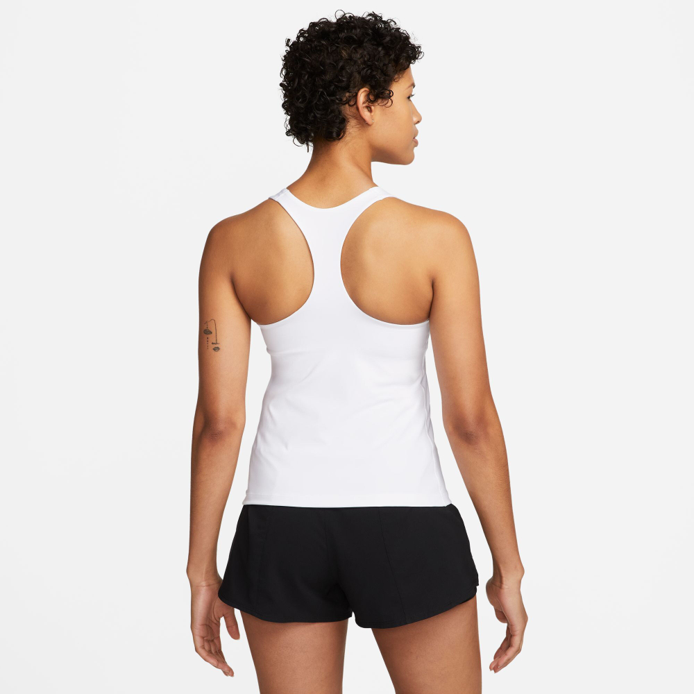 Женская теннисная майка Nike Dri-Fit Swoosh Bra Tank Top Women - White
