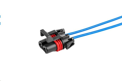 Разъем резистора вентил. охлажд. двигателя /1118, 2123/ с проводами, ответ.часть AX-452 (CARGEN)