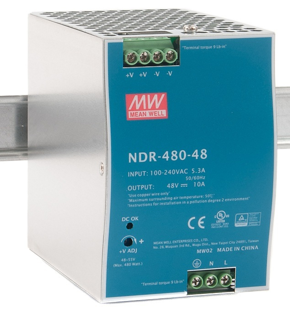 Преобразователь AC-DC сетевой Mean Well NDR-480-48