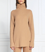 Хлопковый гольф TWINSET - светло-коричневый(222TP3340)