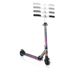 Самокат Globber Flow Element Lights Neochrome разноцветный