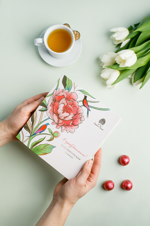 Кедровый грильяж с Клюквой / редизайн / 120 г / ТМ Сибирский кедр