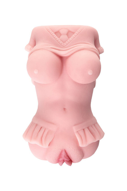 Мастурбатор реалистичный Juicy Pussy by TOYFA Little flower, TPE, телесный, 11,5 см