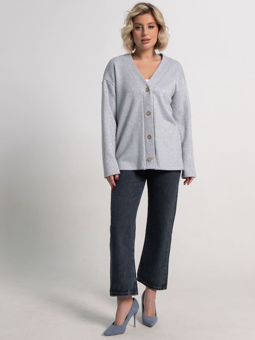 Кардиган Локвуд (голубой) Б15254-45М LT Collection