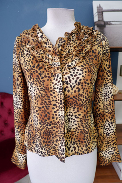 Блуза Jones New York леопардовая 44 размер