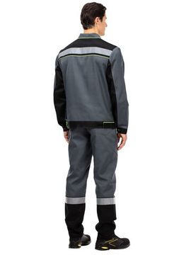 Костюм "Джокер" NEW брюки (т.серый/черный/лайм)