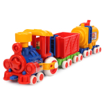 Паровозик Ромашка с 2 вагонами (Форма)