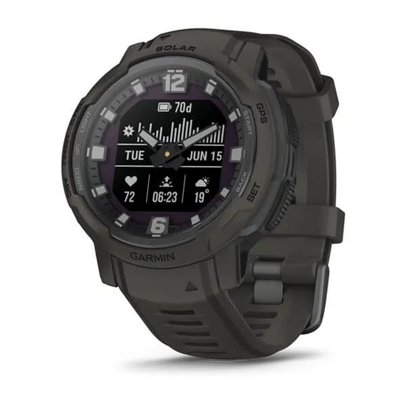 Умные часы Garmin Instinct Crossover Solar 45 мм (010-02730-01) графитовый