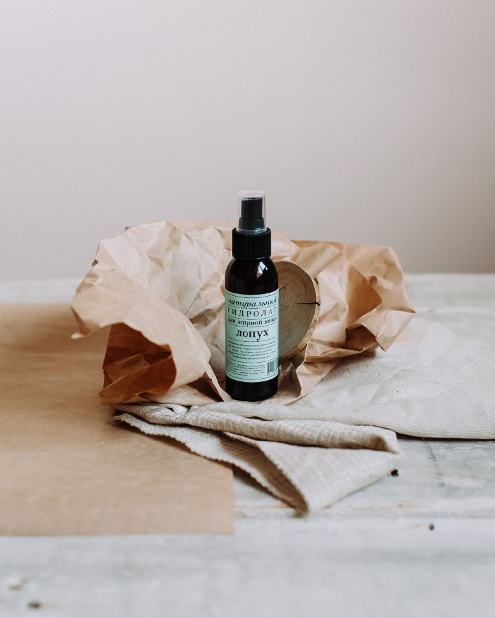 ГИДРОЛАТ "ЛОПУХ" — ДЛЯ ЖИРНОЙ КОЖИ, 100 мл (Краснополянская косметика)