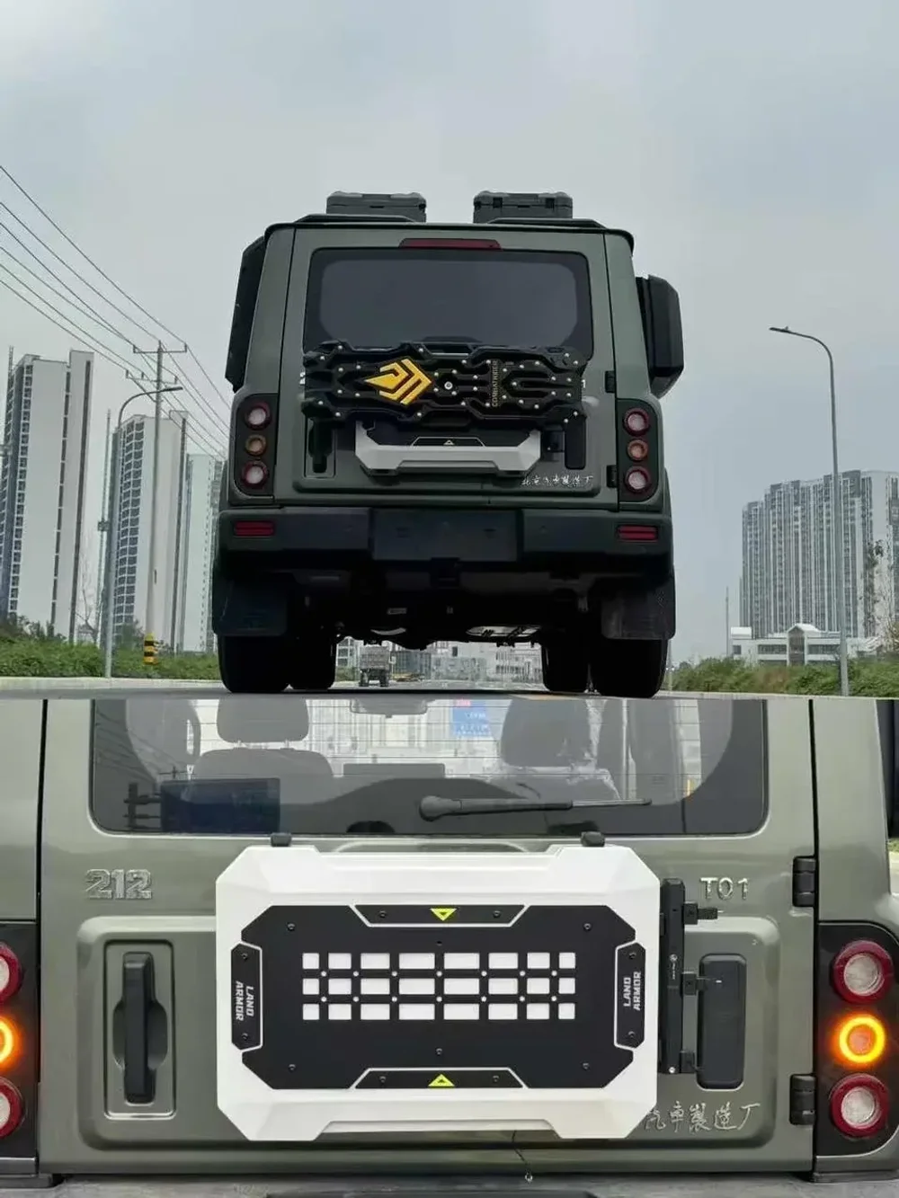 Ящик хранения для BAW 212 T01 2024+ Крепления запасного колеса