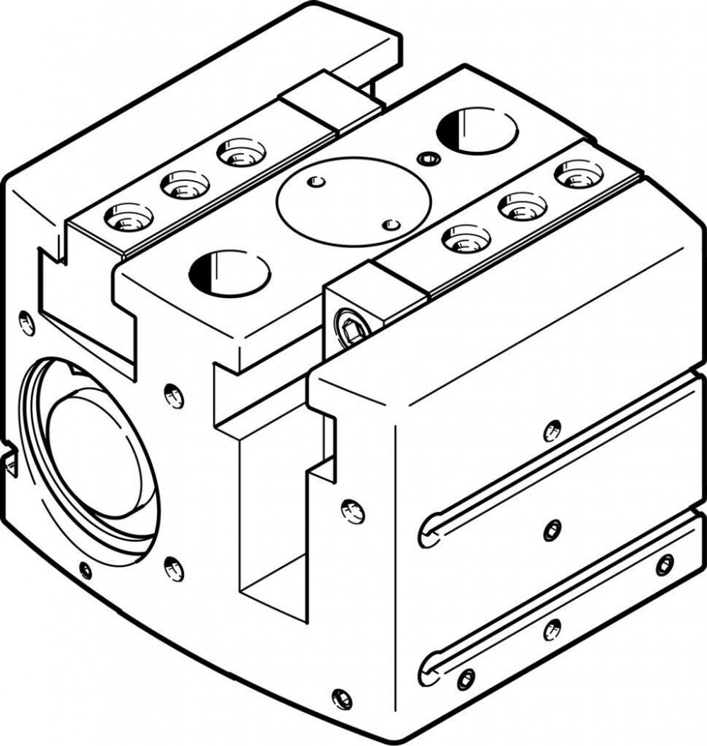 Захват параллельный с большим ходом Festo HGPL-40-20-A-B