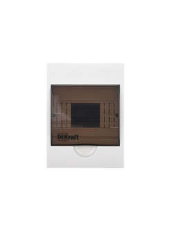 Корпус навесной ЩРН-П-6 20х15х10 6мод. IP41 пластик. DEKraft 31009DEK