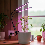 Светильник для растений светодиодный, 42 LED лампы, 10Вт, на прищепке, Black