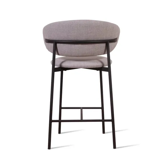 Полубарный стул Adele, серая рогожка