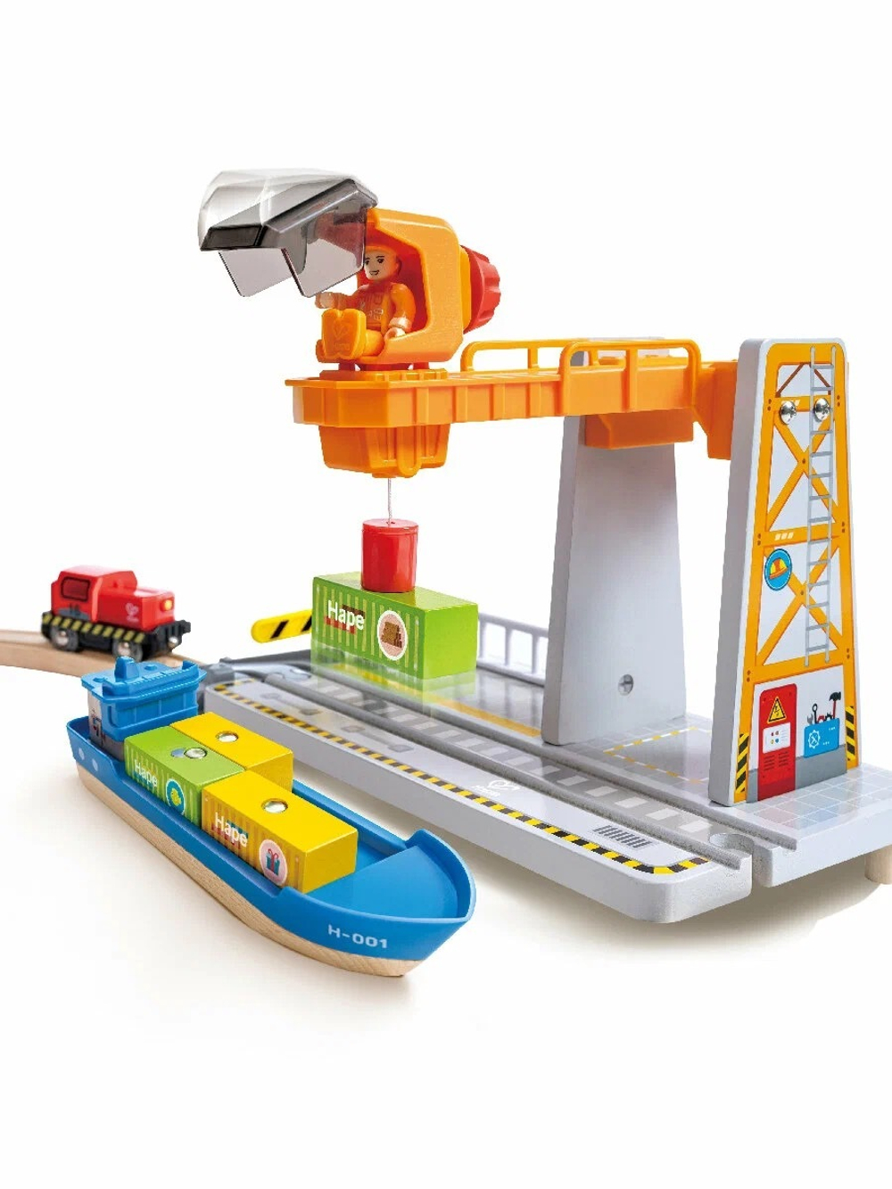 Игровой набор " Ж/Д Доставки груза в порту"