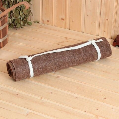 Темный войлочный лежак для бани Классический (150х50 см) (Цвет: разноцветный)