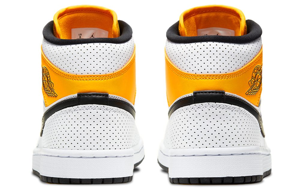 Кроссовки Jordan Air Jordan 1 Mid "Laser Orange" (Женская размерная сетка)