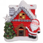 Фигурка с подсветкой Miracle «Домик с ёлочкой» 14*13 см