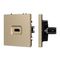 Механизм HDMI розетки SCT-NOBE-MHD1-SFPL-GD Arlight 061843