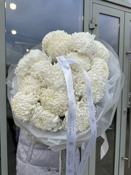 Монобукет из одноголовых Хризантем