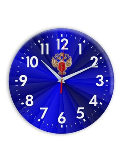 Настенные часы "Эмблема ФСКН 02 50" Декор для дома, подарок