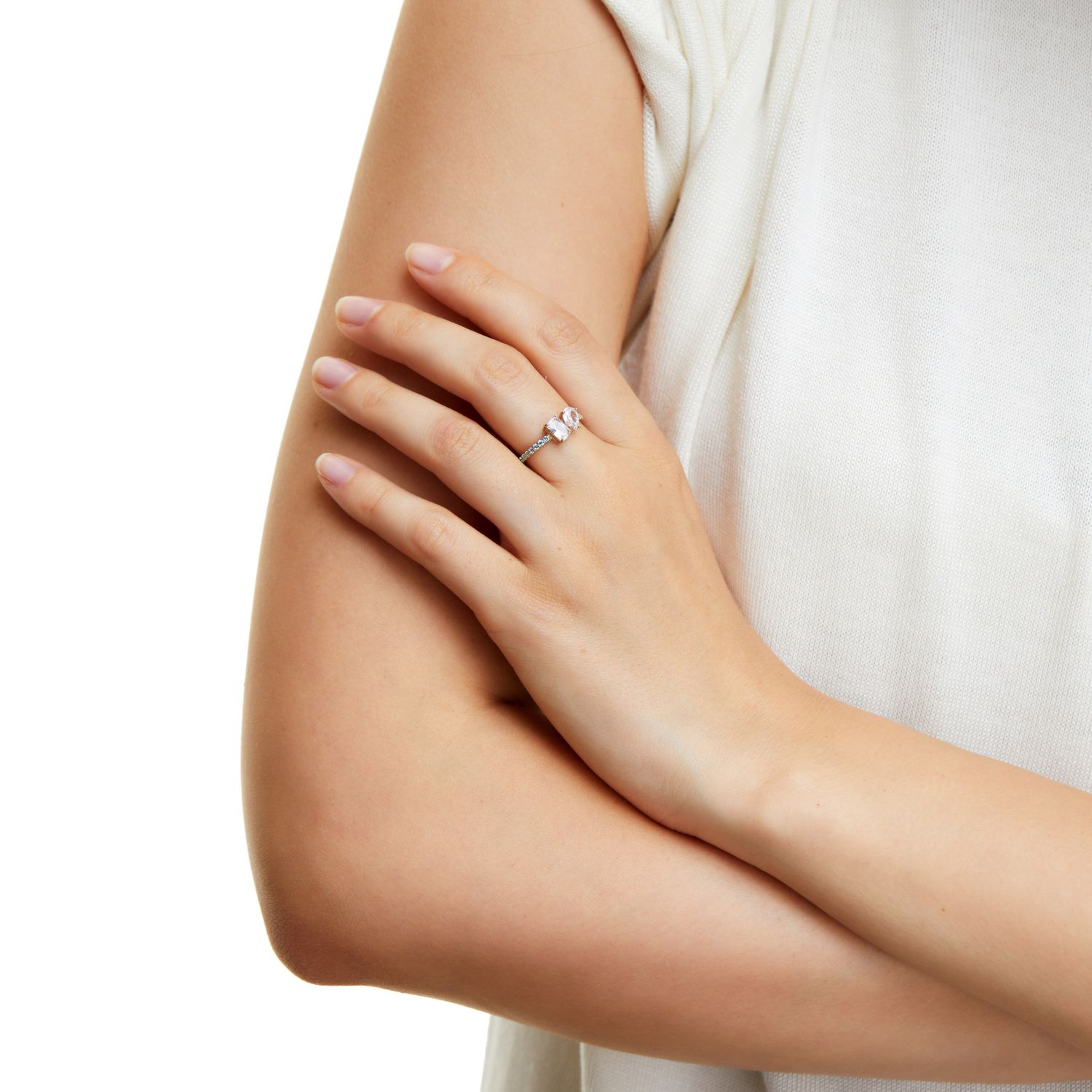 Кольцо Two Gems Ring – Blue