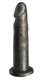 Кожаный пояс харнесс WOMAN LONG премиум класса с 3 насадками (Цвет: телесный с черным)